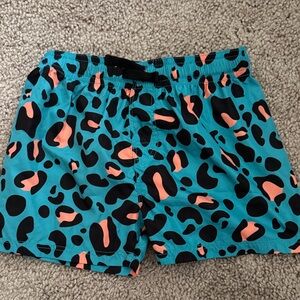 Leopard Print Swim Shorts